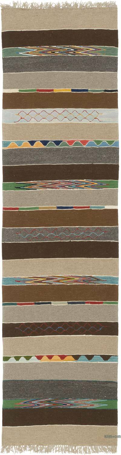 Yeni Kök Boya El Dokuma Yolluk Kilim - 82 cm x 313 cm