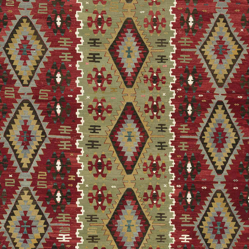 Vintage Esme Kilim Rug - 9'  x 13' 3" (108" x 159") - K0083531