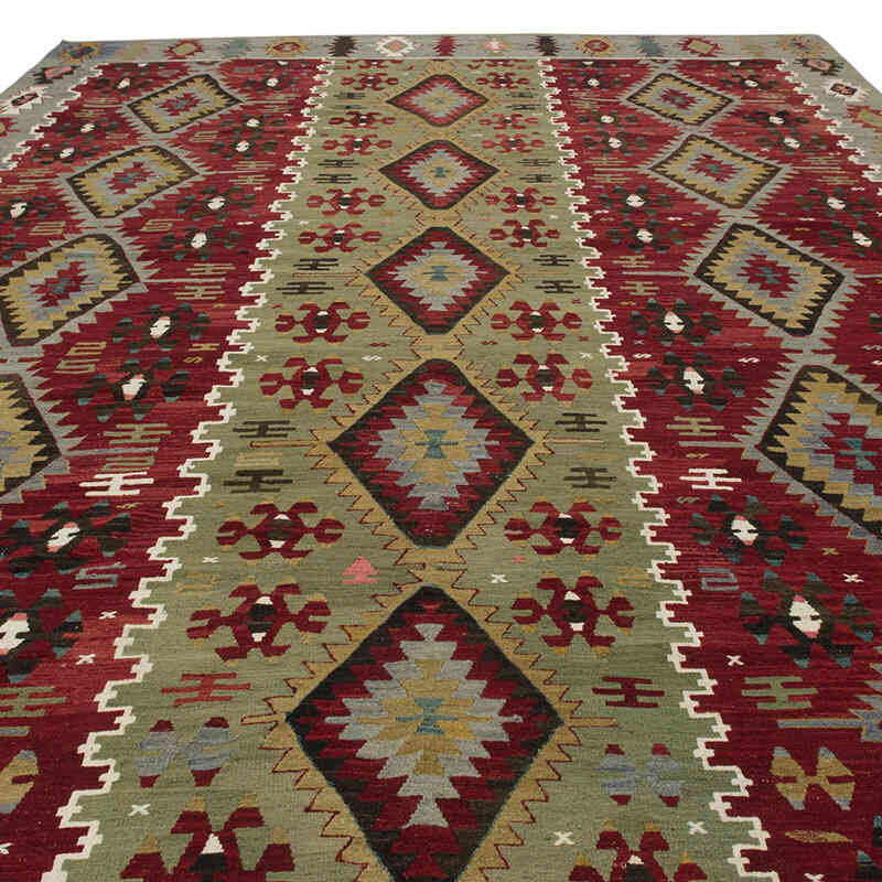 Vintage Esme Kilim Rug - 9'  x 13' 3" (108" x 159") - K0083531
