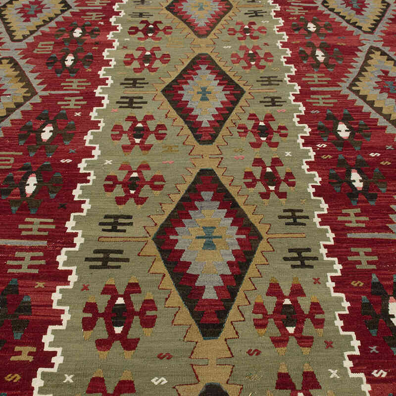 Vintage Esme Kilim Rug - 9'  x 13' 3" (108" x 159") - K0083531