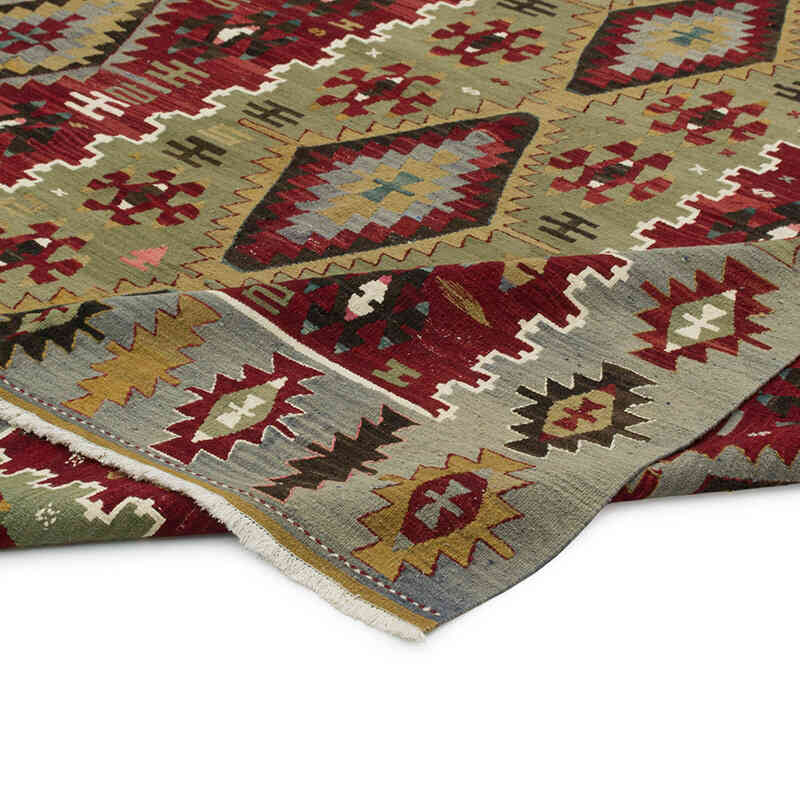Vintage Esme Kilim Rug - 9'  x 13' 3" (108" x 159") - K0083531