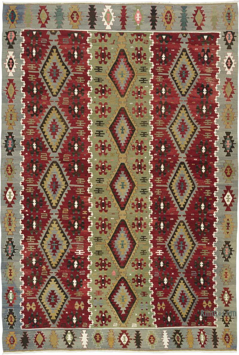 Vintage Esme Kilim Rug - 9'  x 13' 3" (108" x 159") - K0083531