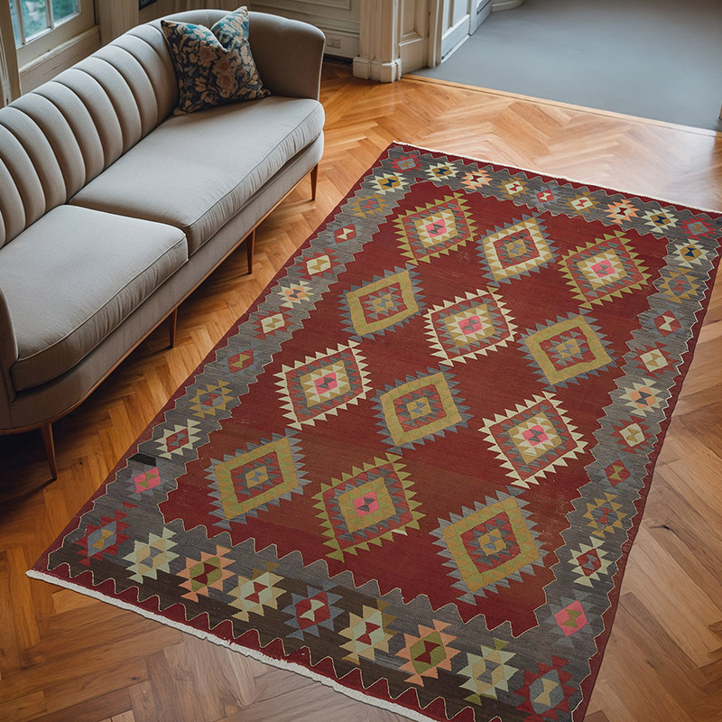 Eşme Kilimi - 196 cm x 319 cm - K0083533