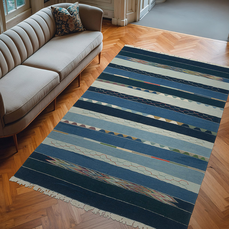 Yeni Kök Boya El Dokuma Kilim - 205 cm x 315 cm - K0083535