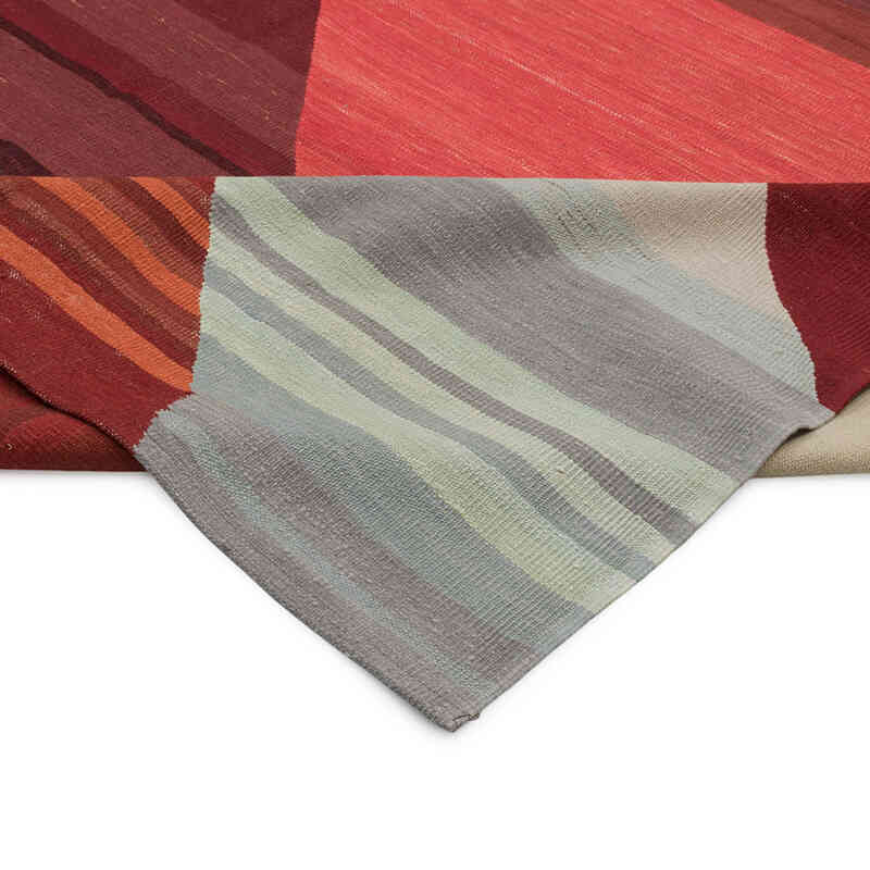 New Handwoven Turkish Kilim Rug - 10' 4" x 14' 4" (124" x 172") - K0083536