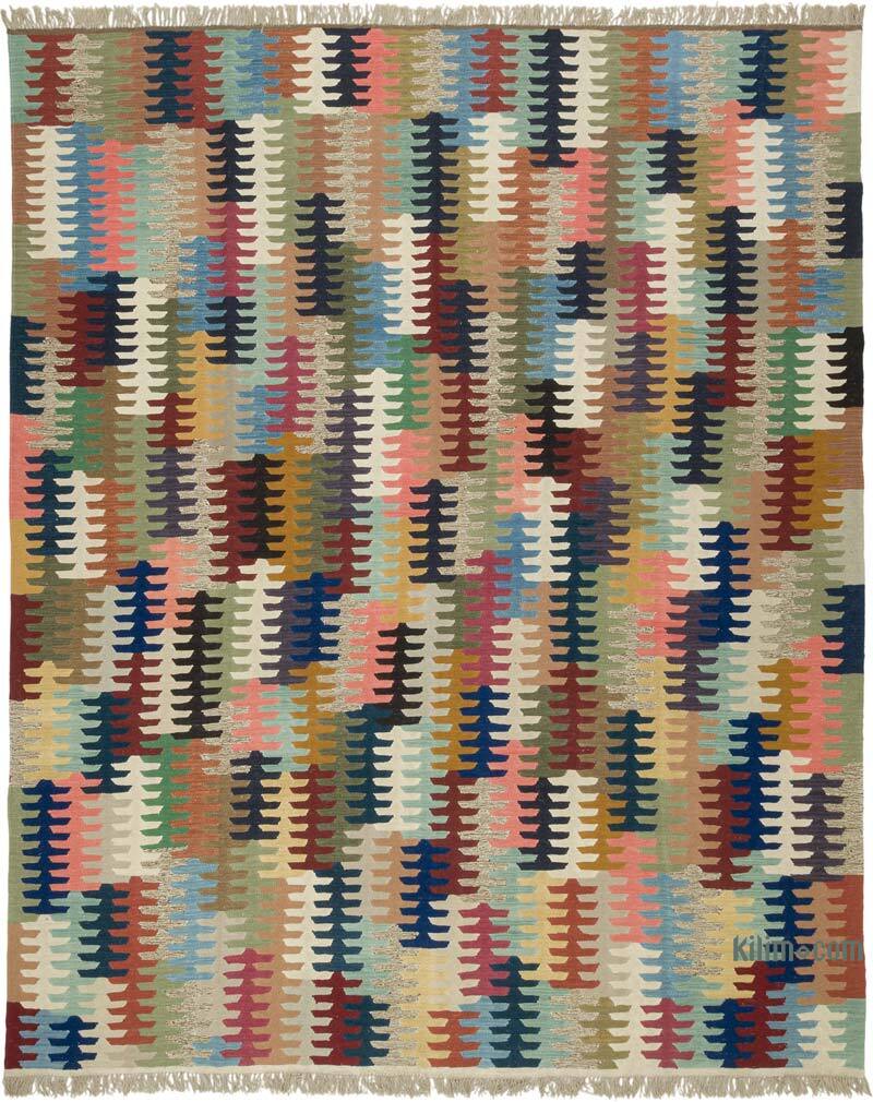 New Handwoven Turkish Kilim Rug - 10'  x 12'  (120" x 144") - K0083538