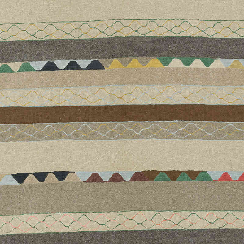 New Handwoven Turkish Kilim Rug - 5' 9" x 8' 6" (69" x 102") - K0083539