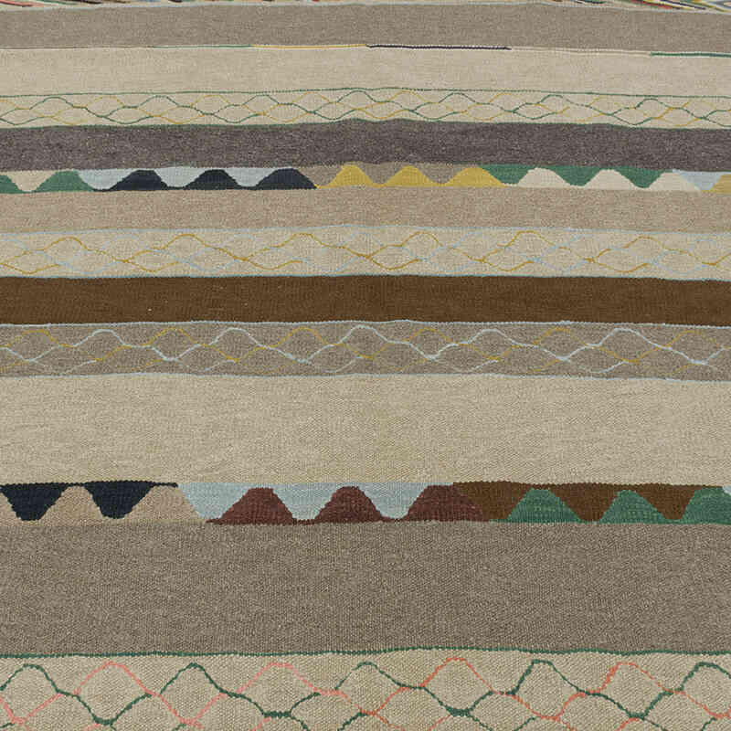 New Handwoven Turkish Kilim Rug - 5' 9" x 8' 6" (69" x 102") - K0083539