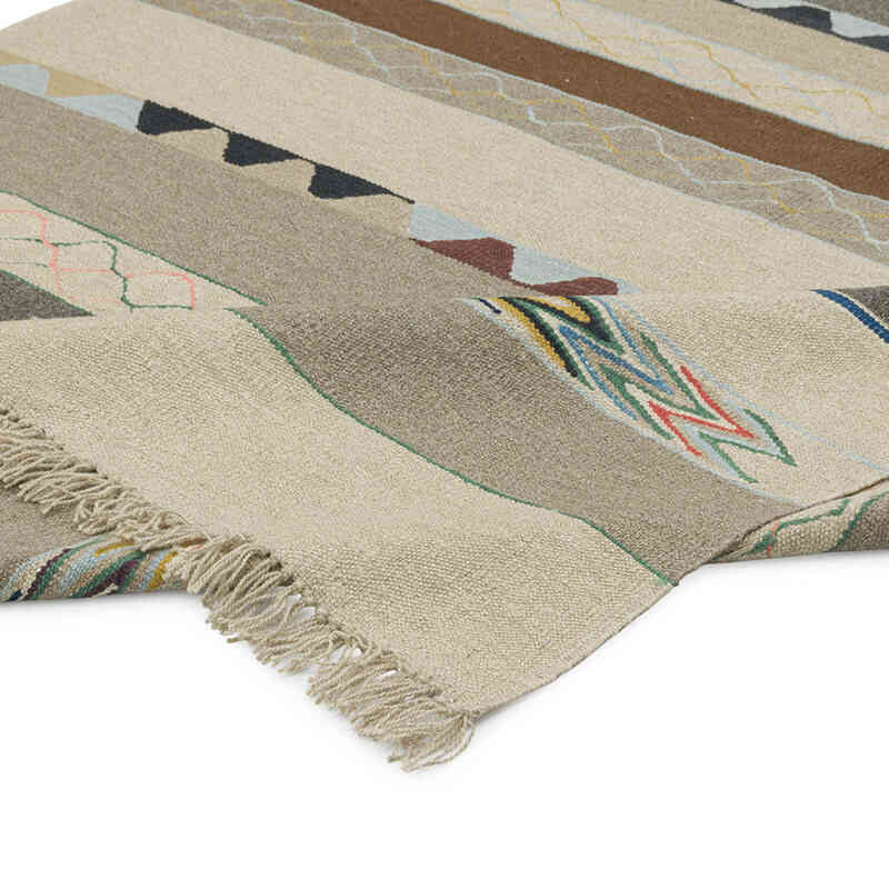 New Handwoven Turkish Kilim Rug - 5' 9" x 8' 6" (69" x 102") - K0083539