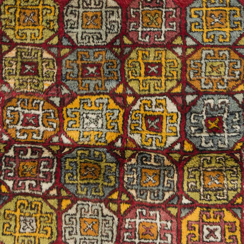 Vintage Turkish Hand-Knotted Rug - 4' 4" x 5' 6" (52" x 66") - K0083542