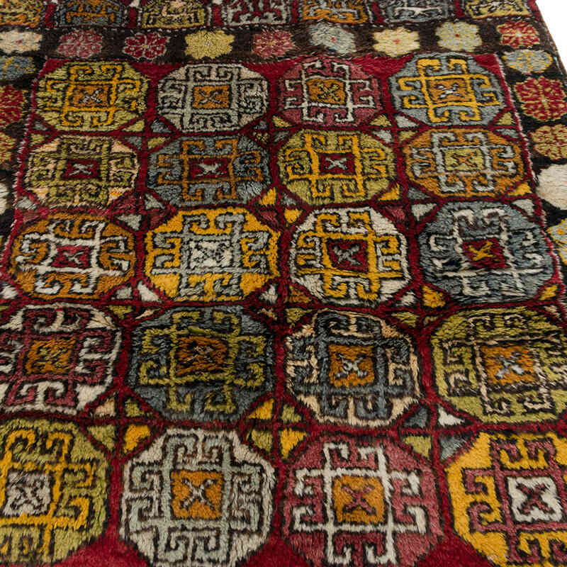 Vintage Turkish Hand-Knotted Rug - 4' 4" x 5' 6" (52" x 66") - K0083542
