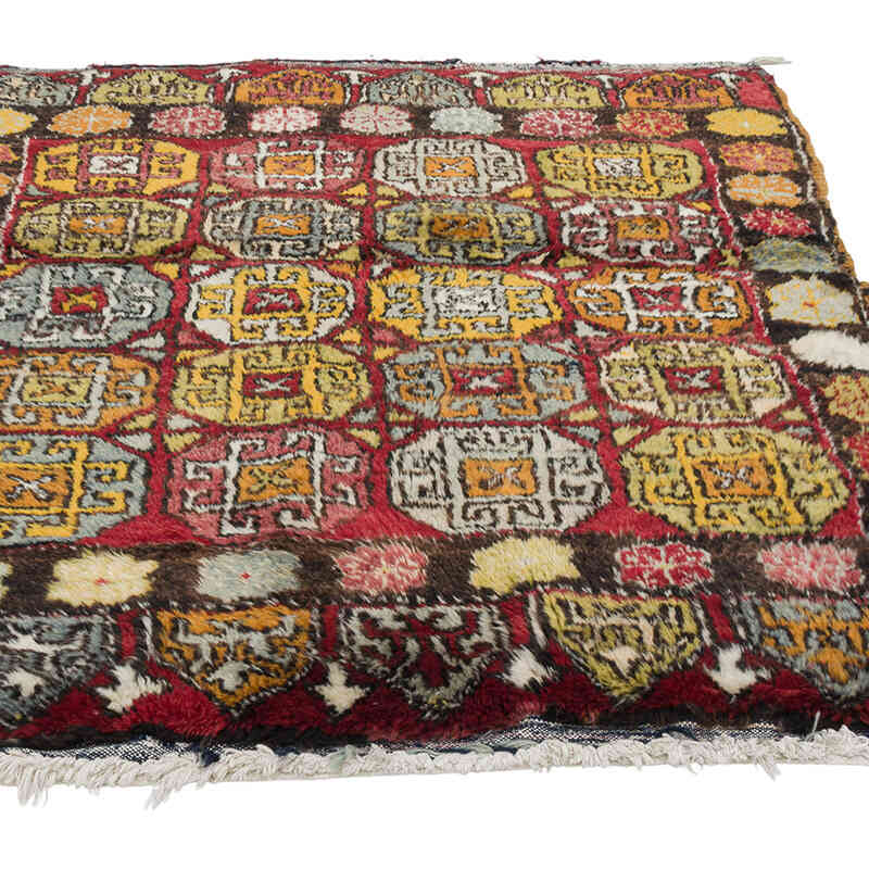Vintage Turkish Hand-Knotted Rug - 4' 4" x 5' 6" (52" x 66") - K0083542