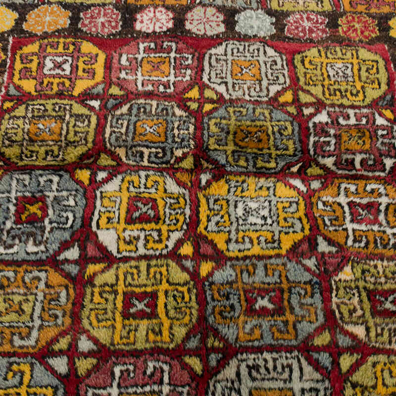 Vintage Turkish Hand-Knotted Rug - 4' 4" x 5' 6" (52" x 66") - K0083542