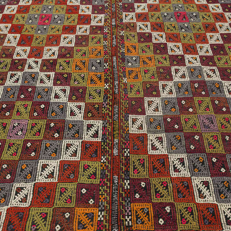 Alfombra Vintage Anatolian Kilim - 194 cm x 301 cm - K0083545
