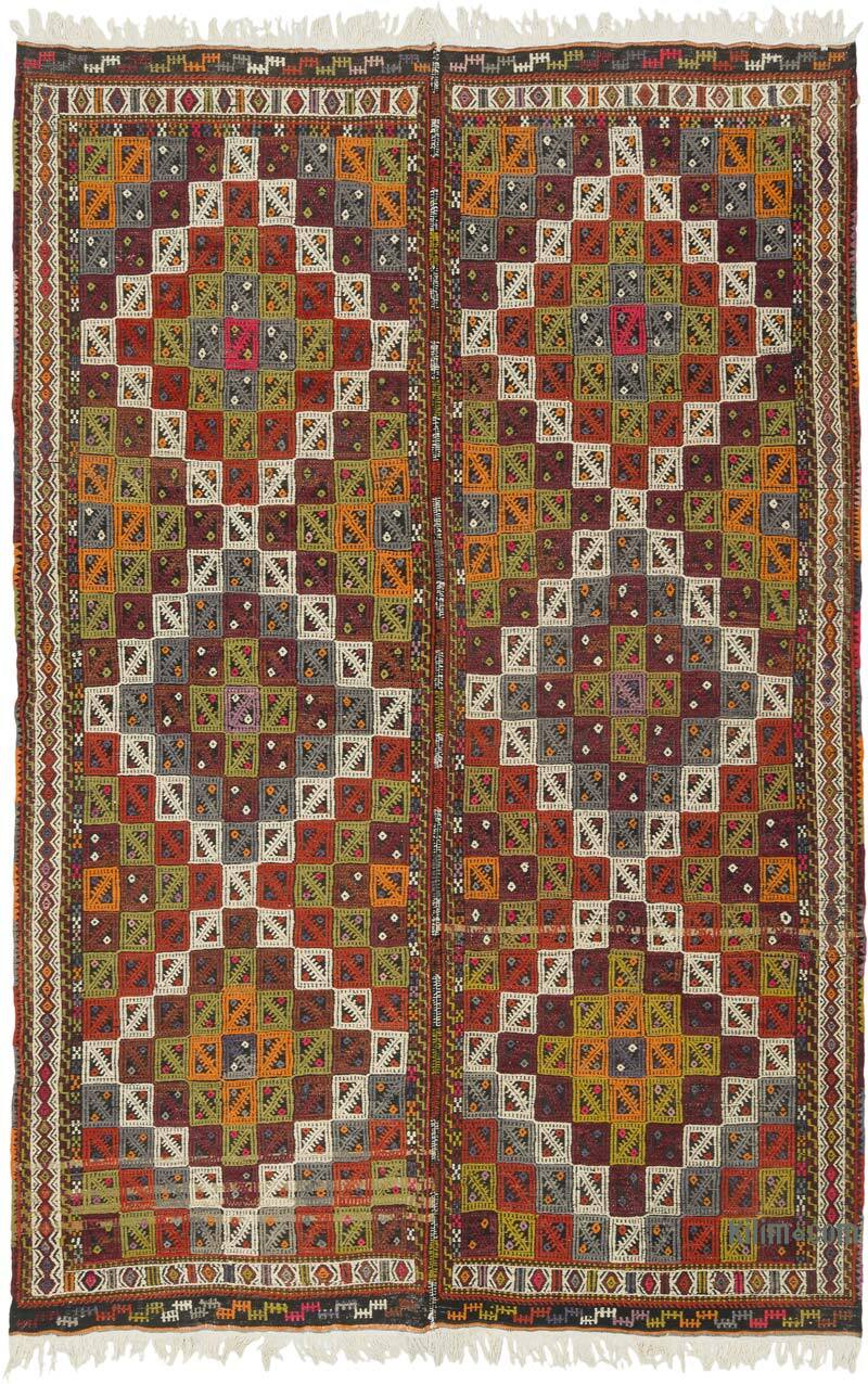 Alfombra Vintage Anatolian Kilim - 194 cm x 301 cm - K0083545