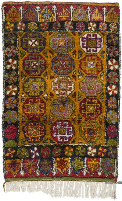 Vintage Turkish Hand-Knotted Rug - 4' 6" x 6' 8" (54" x 80")