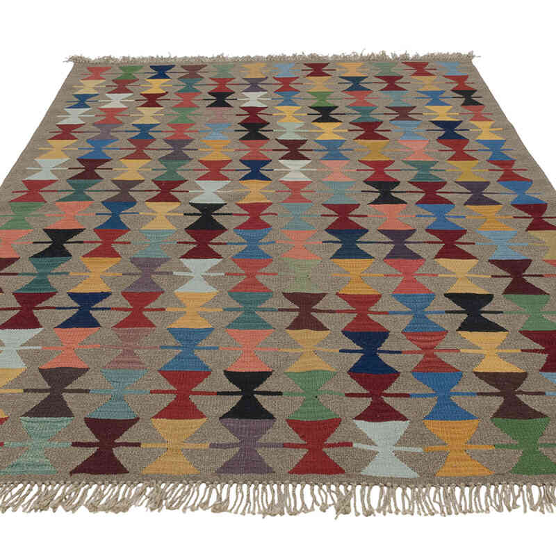 Nueva Alfombra Turca Kilim - 152 cm x 216 cm - K0083553