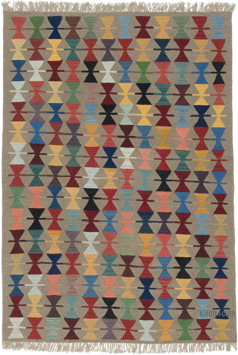 Nueva Alfombra Turca Kilim - 152 cm x 216 cm - K0083553