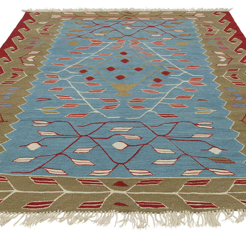 Nueva Alfombra Turca Kilim - 163 cm x 208 cm - K0083554