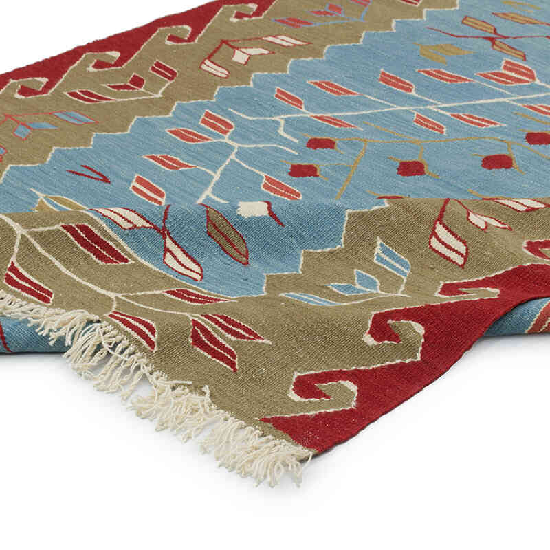 Nueva Alfombra Turca Kilim - 163 cm x 208 cm - K0083554