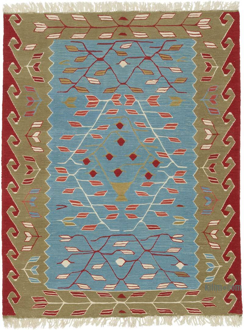 Nueva Alfombra Turca Kilim - 163 cm x 208 cm - K0083554