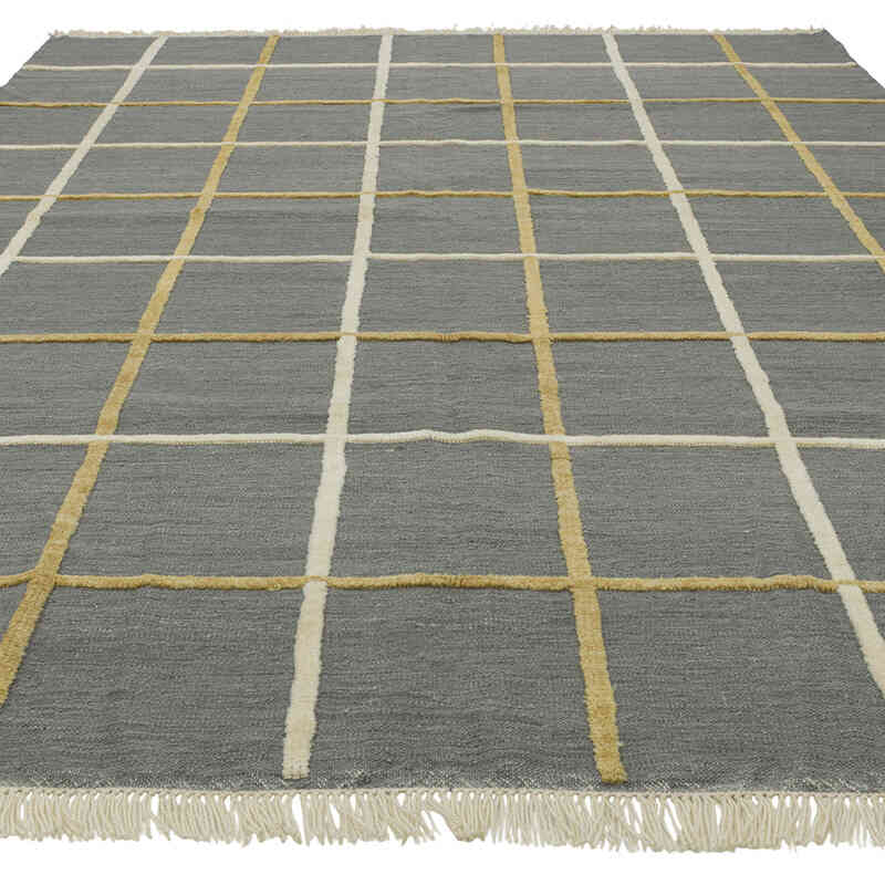 New Handwoven Turkish Kilim Rug - 8'  x 10' 5" (96" x 125") - K0083557