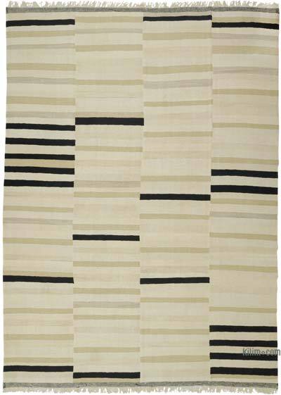 New Handwoven Turkish Kilim Rug - 9' 10" x 13' 5" (118" x 161")