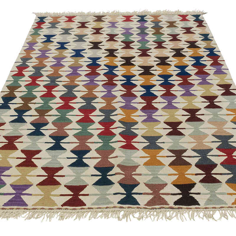 Yeni Kök Boya El Dokuma Kilim - 124 cm x 190 cm - K0083561