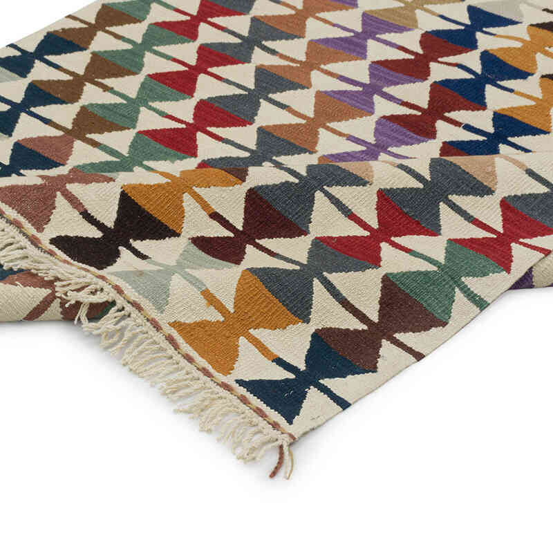 Yeni Kök Boya El Dokuma Kilim - 124 cm x 190 cm - K0083561