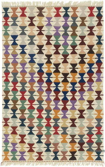 Yeni Kök Boya El Dokuma Kilim - 124 cm x 190 cm