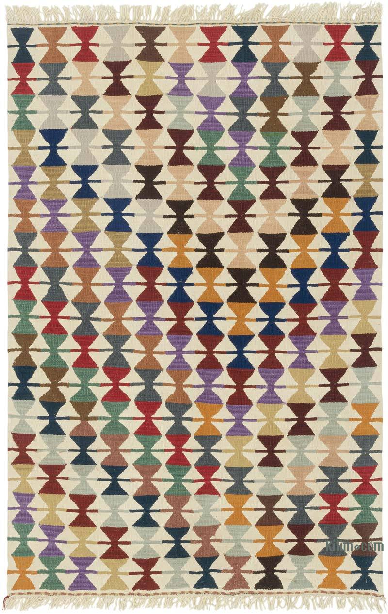 Yeni Kök Boya El Dokuma Kilim - 124 cm x 190 cm - K0083561