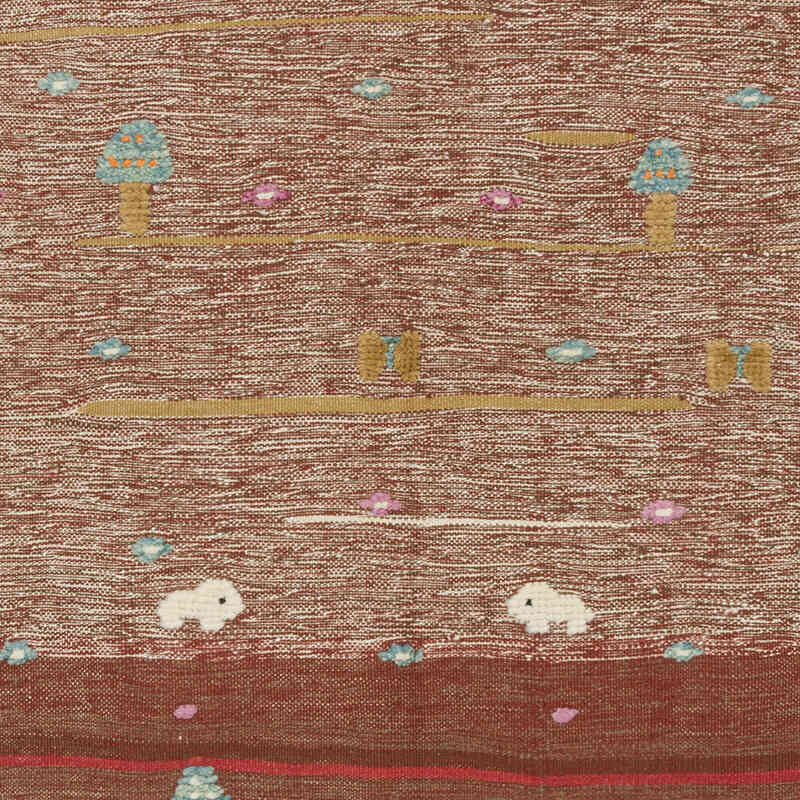 New Handwoven Turkish Kilim Rug - 3' 8" x 5' 3" (44" x 63") - K0083563