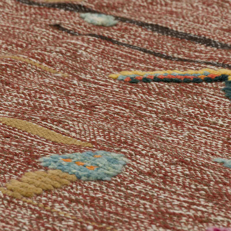 New Handwoven Turkish Kilim Rug - 3' 8" x 5' 3" (44" x 63") - K0083563