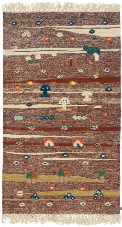 Yeni Kök Boya El Dokuma Kilim - 95 cm x 162 cm