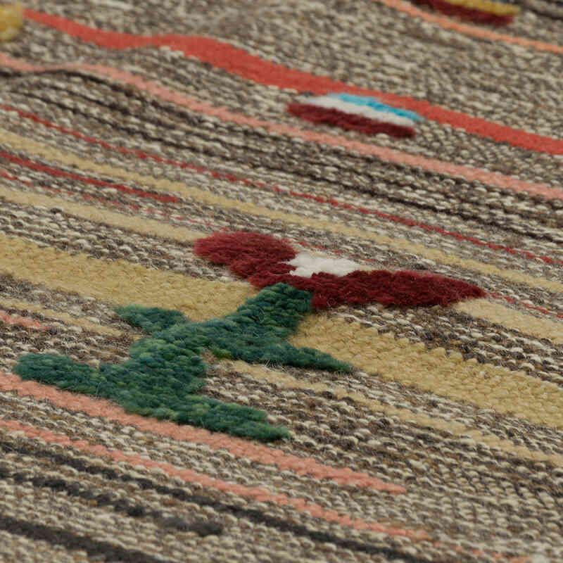 Nueva Alfombra Turca Kilim - 102 cm x 126 cm - K0083565