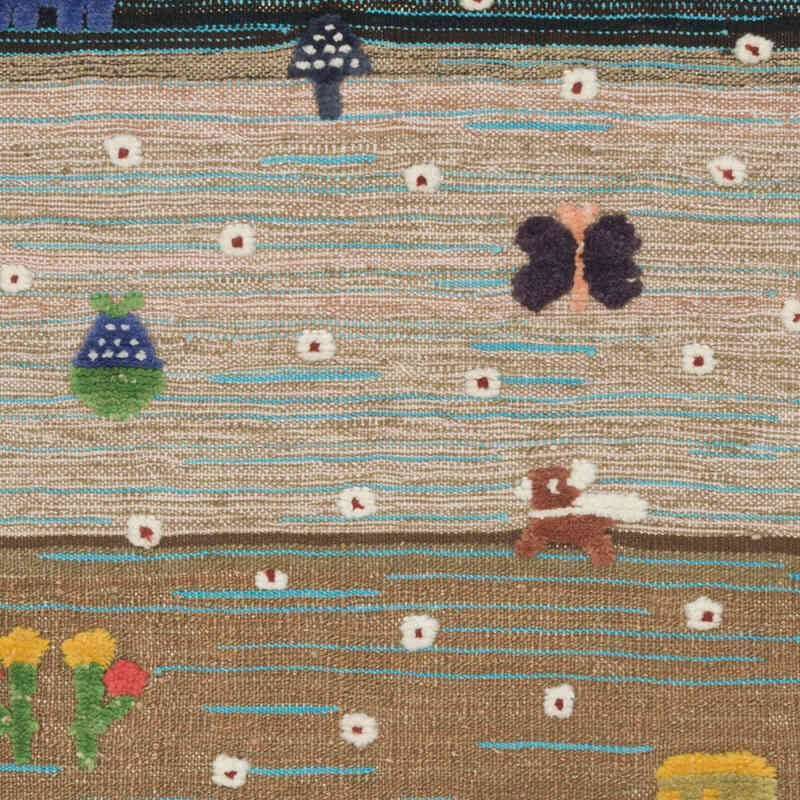 Yeni Kök Boya El Dokuma Kilim - 87 cm x 115 cm - K0083567