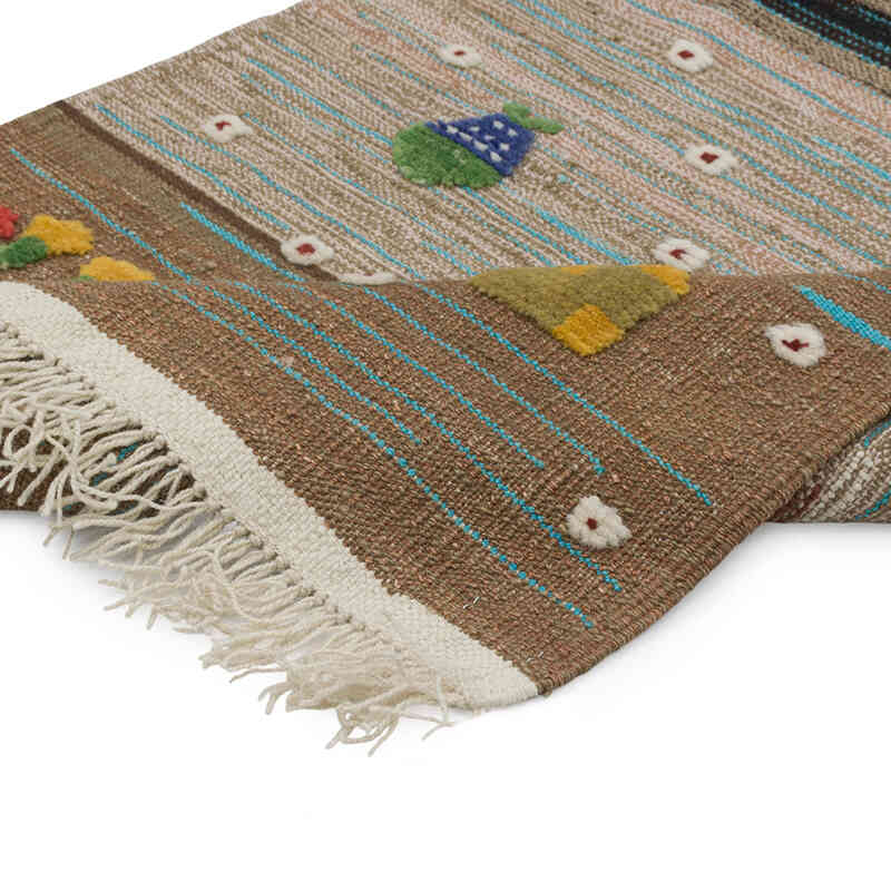 Yeni Kök Boya El Dokuma Kilim - 87 cm x 115 cm - K0083567