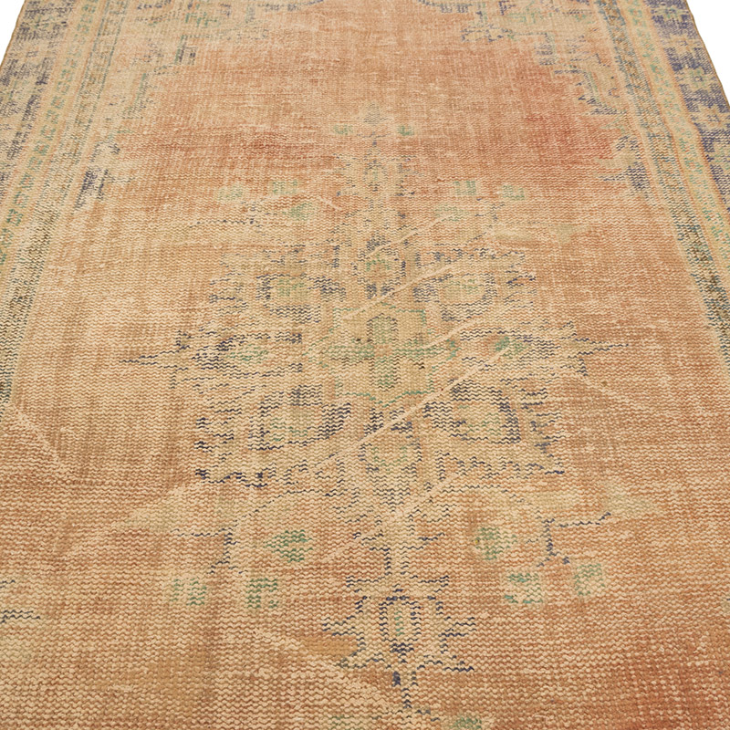Vintage Turkish Hand-Knotted Rug - 5' 2" x 8' 6" (62" x 102") - K0083569
