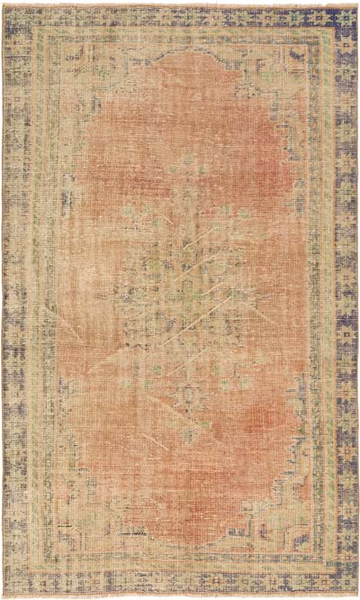 Alfombra Vintage Turca Anudada a Mano - 157 cm x 260 cm