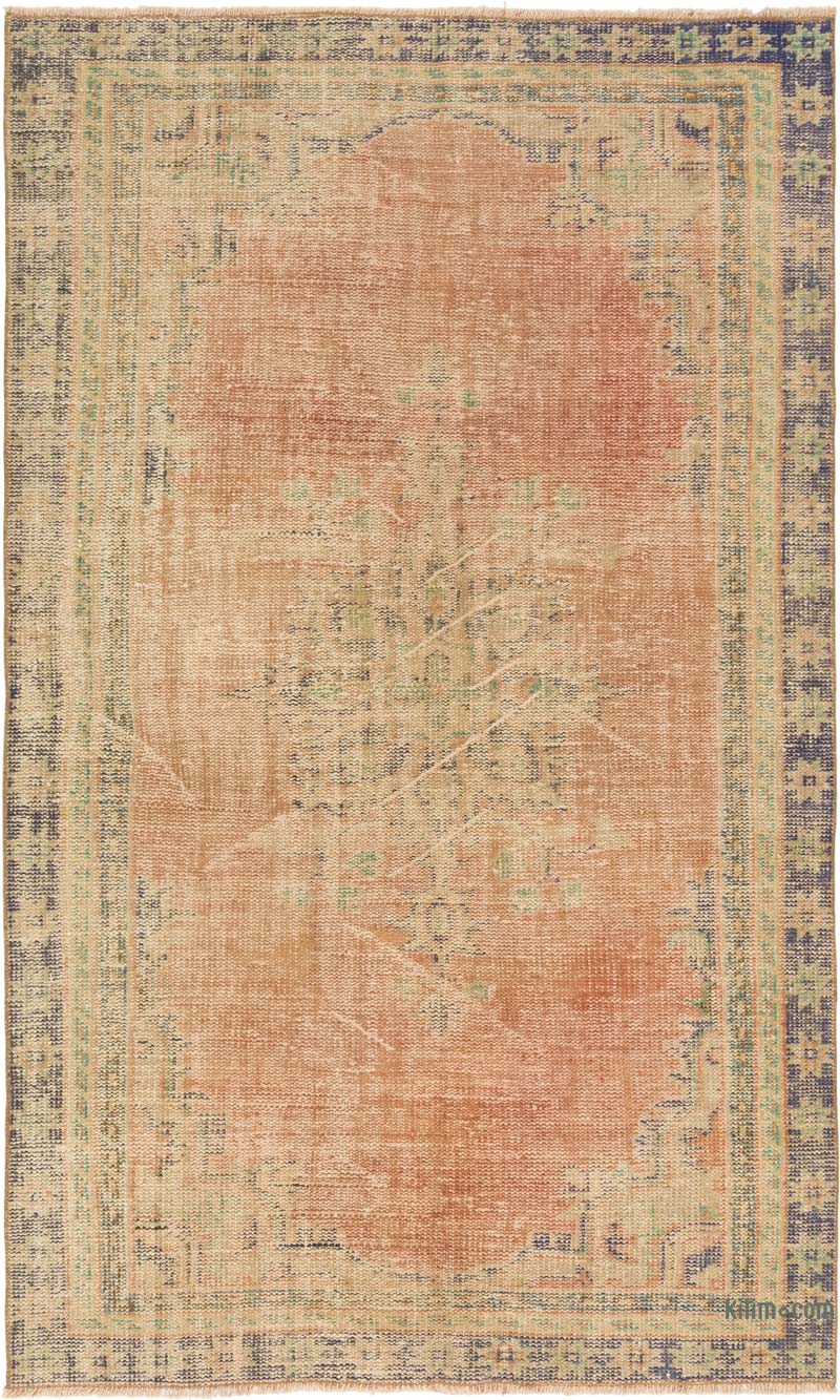 Vintage Turkish Hand-Knotted Rug - 5' 2" x 8' 6" (62" x 102") - K0083569