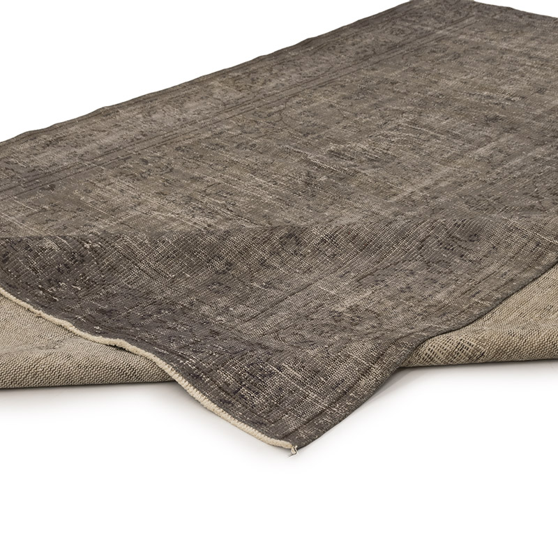 Over-dyed Vintage Hand-Knotted Turkish Rug - 7'  x 9' 3" (84" x 111") - K0083571