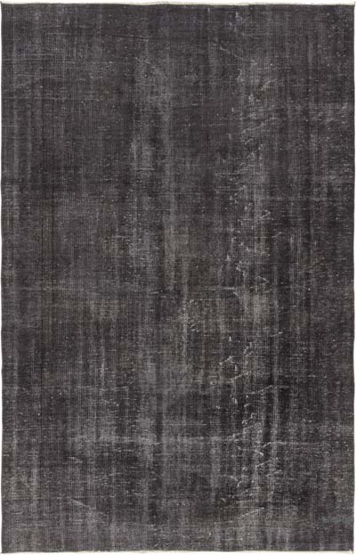 Over-dyed Vintage Hand-Knotted Turkish Rug - 5' 10" x 9'  (70" x 108")