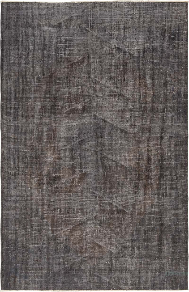 Over-dyed Vintage Hand-Knotted Turkish Rug - 5' 10" x 8' 11" (70" x 107") - K0083577