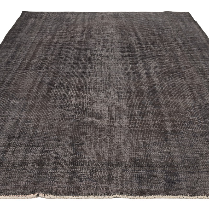 Over-dyed Vintage Hand-Knotted Turkish Rug - 6' 5" x 9' 8" (77" x 116") - K0083578
