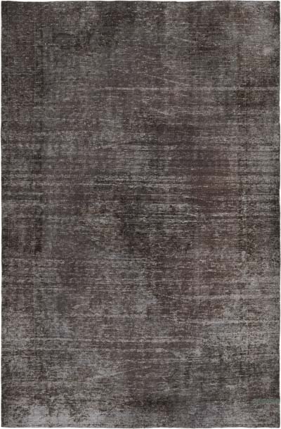 Over-dyed Vintage Hand-Knotted Turkish Rug - 5' 6" x 8' 6" (66" x 102")