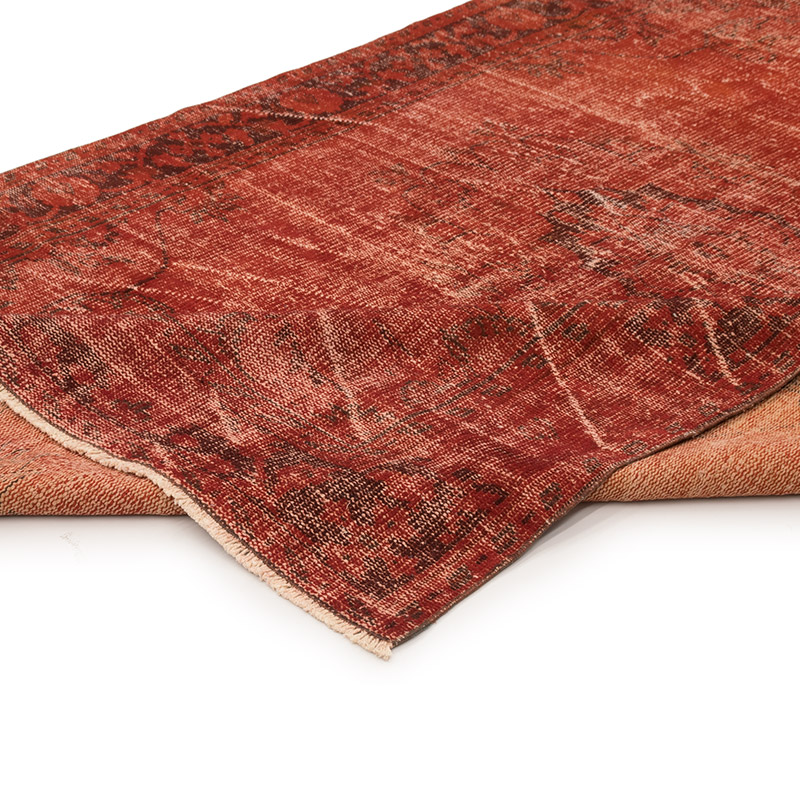 Over-dyed Vintage Hand-Knotted Turkish Rug - 5' 9" x 9' 3" (69" x 111") - K0083582