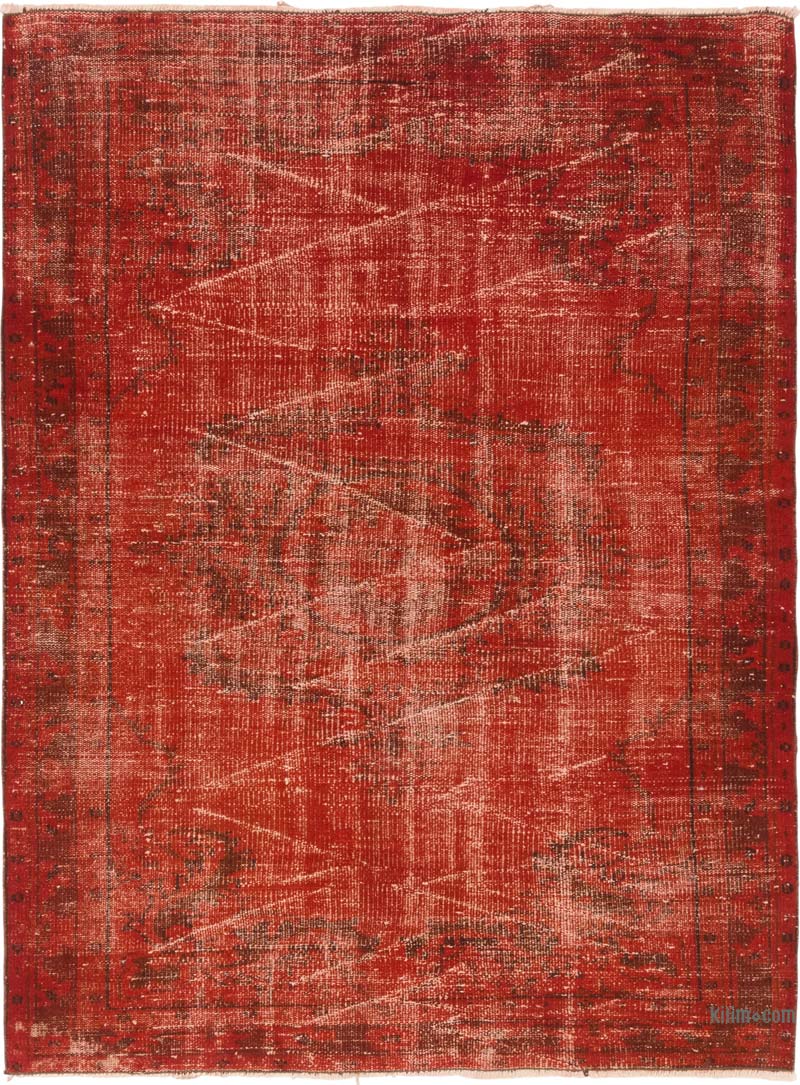 Boyali El Dokuma Vintage Hali - 150 cm x 188 cm - K0083585