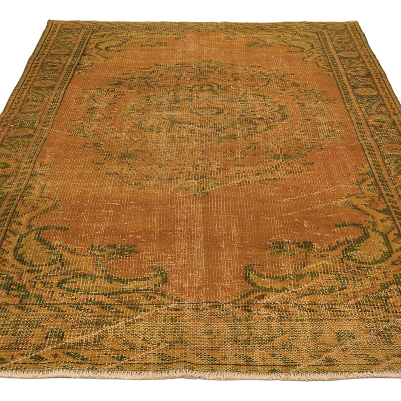 Alfombra Turca Vintage Sobre-teñida - 160 cm x 264 cm - K0083586