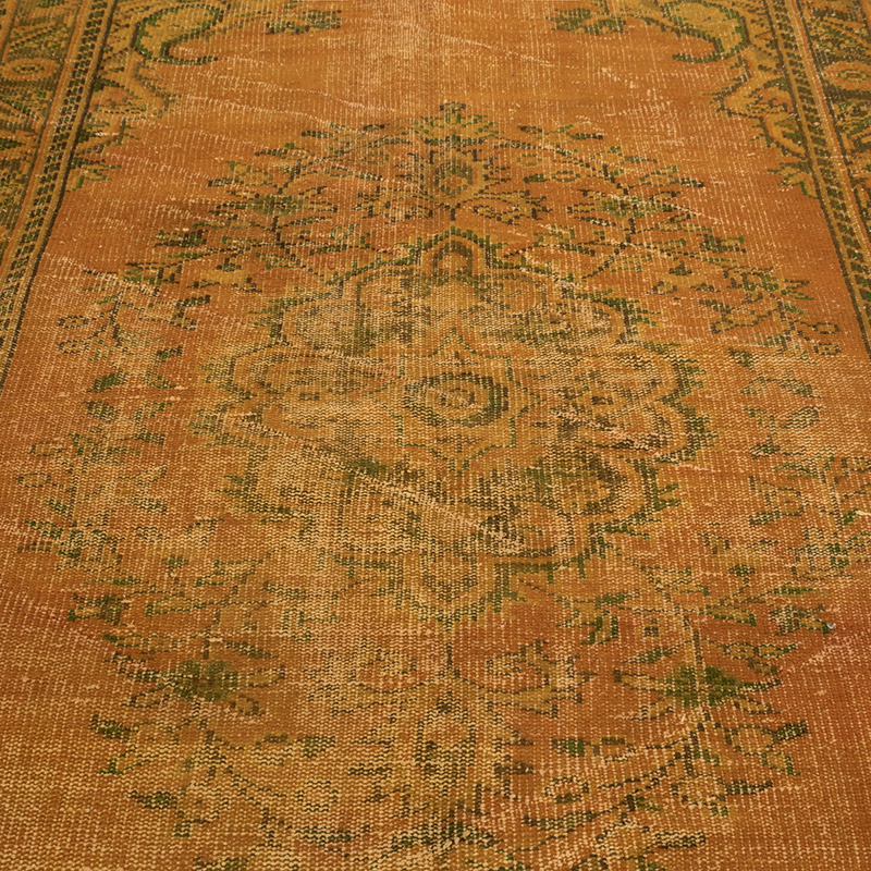 Alfombra Turca Vintage Sobre-teñida - 160 cm x 264 cm - K0083586