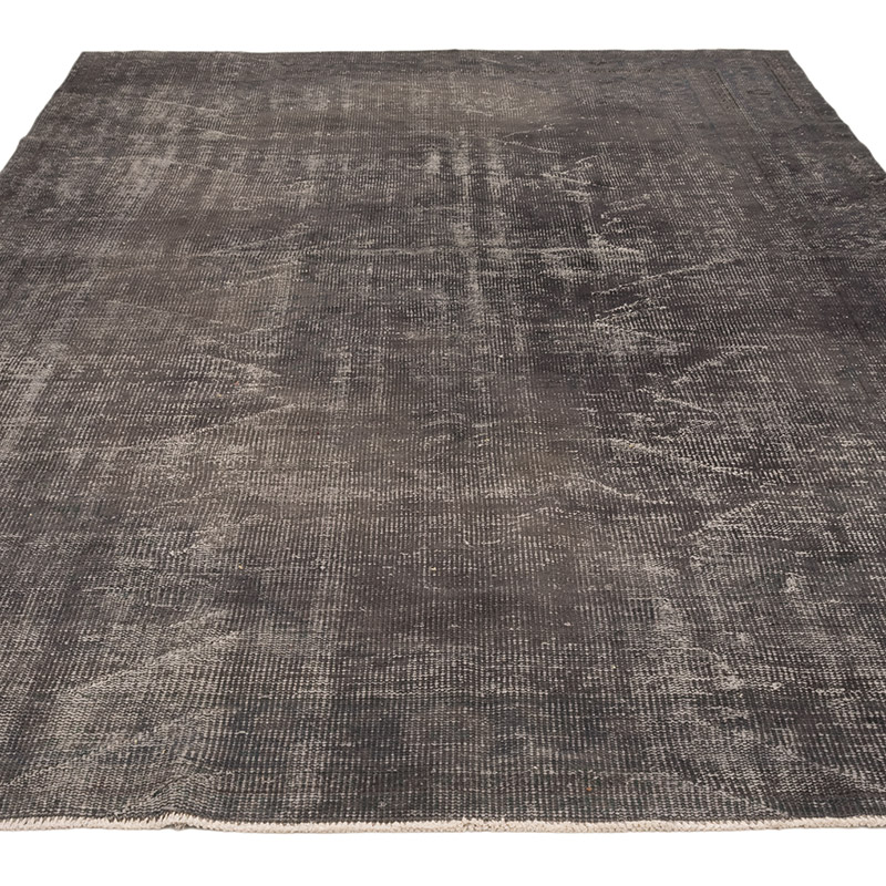 Over-dyed Vintage Hand-Knotted Turkish Rug - 6' 5" x 9' 5" (77" x 113") - K0083588